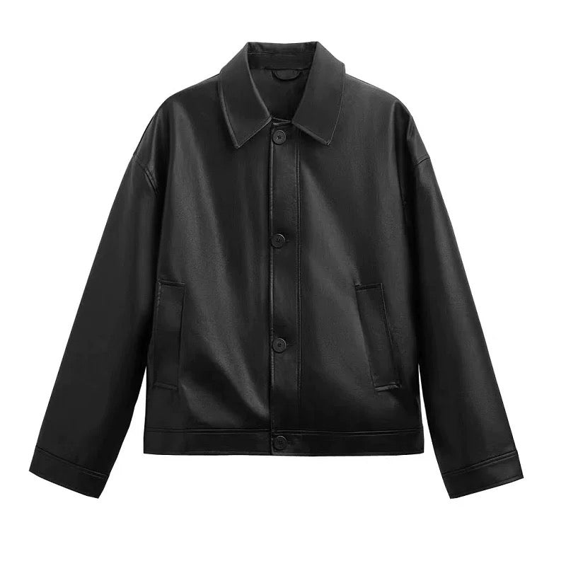 Lederjacke
