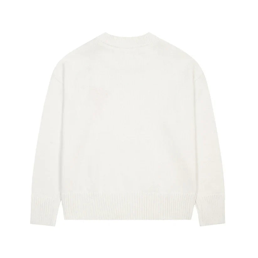 "HEART" - SWEATER WHITE (UNISEX)